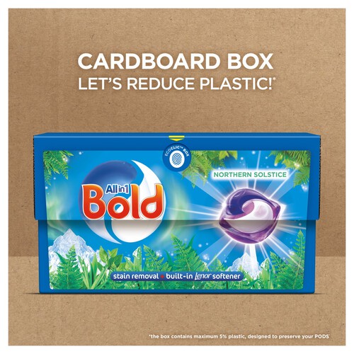 Bold Washing Liquid Pods Northern Solstice 33 Washes 