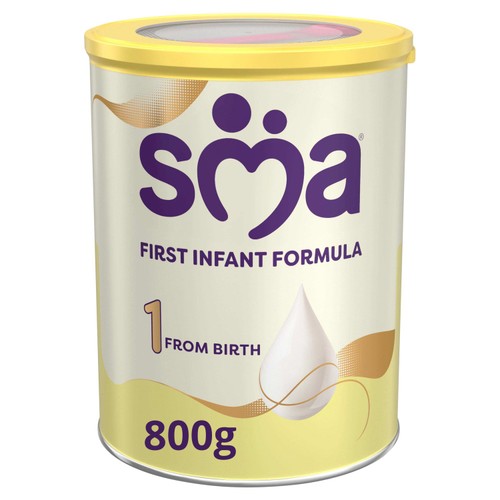 SMA First Infant Baby Milk Powder Formula From Birth 800g