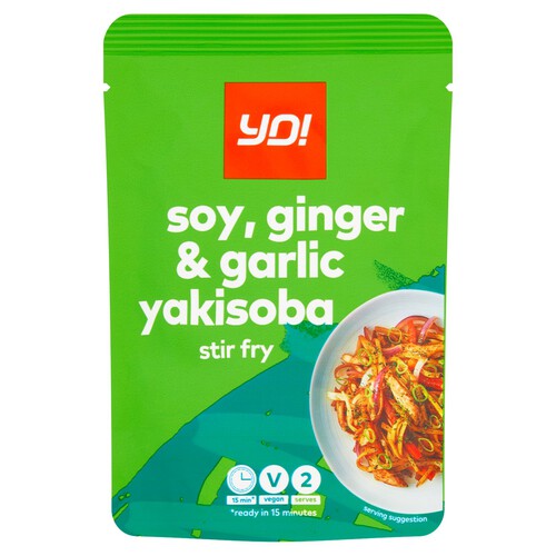 Yo! Soy Ginger & Garlic Yakisoba Stir Fry Sauce 