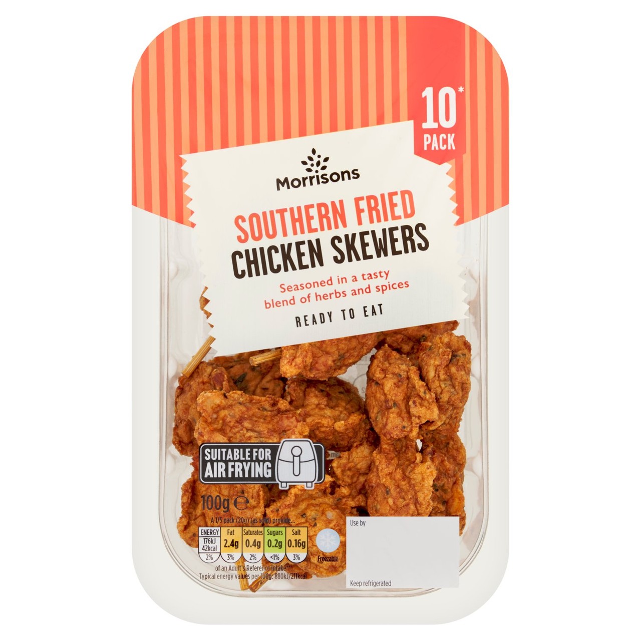 Morrisons Southern Fried Chicken Skewers 100g