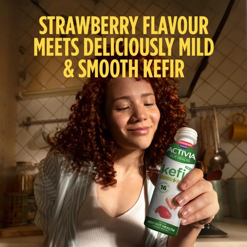 Activia Kefir Strawberry Gut Health Yoghurt Drink
