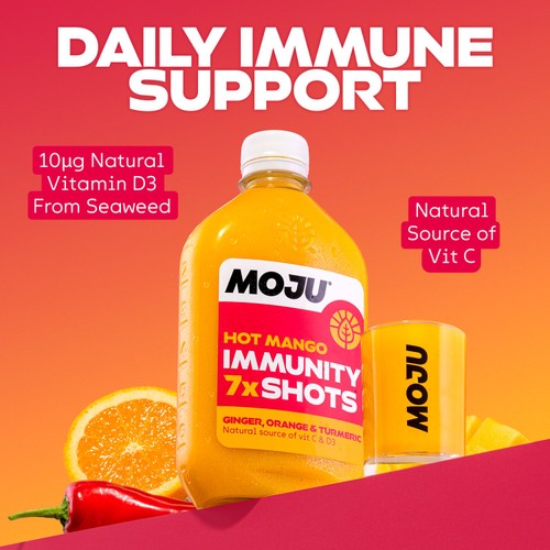 MOJU Hot Mango Immunity Dosing Bottle 7x Shots 420ml