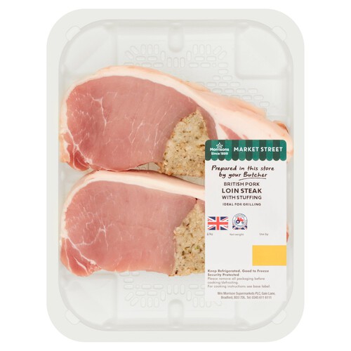 Market Street British Pork Loin Steak With Stuffing