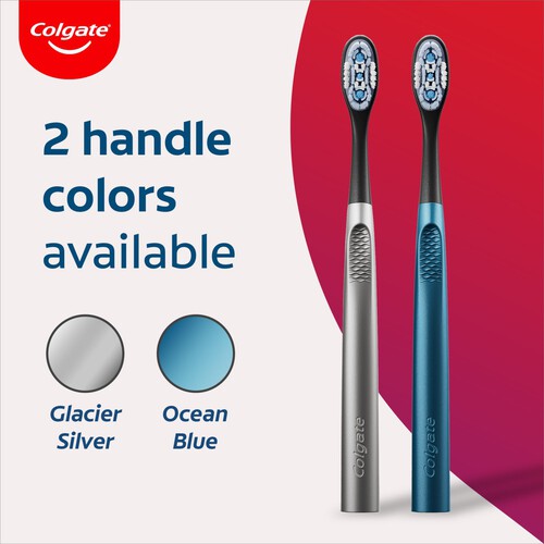 Colgate Keep White Medium Replace Head Manual Toothbrush Starter Kit