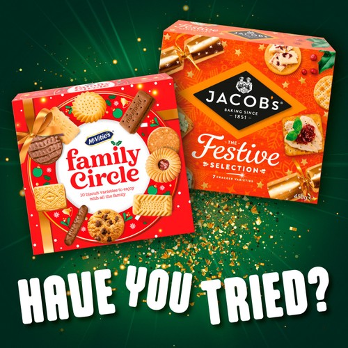 Mcvitie's Family Circle Biscuits Christmas Selection 