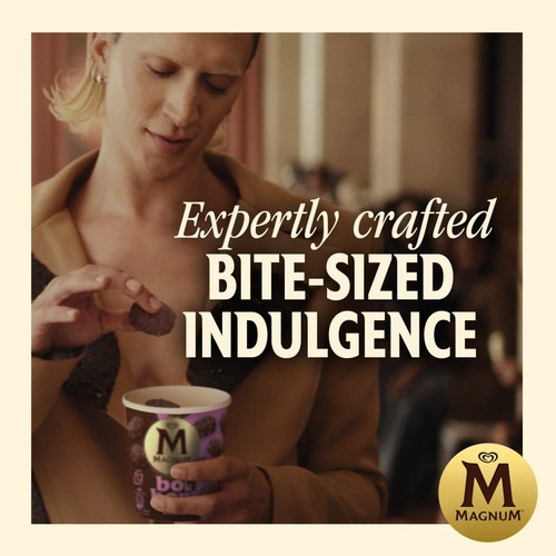 Magnum Bonbon Cherry & Milk Chocolate Ice Cream Frozen Snack 12 pack