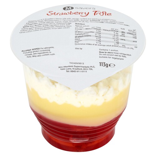 Morrisons Savers Strawberry Trifle