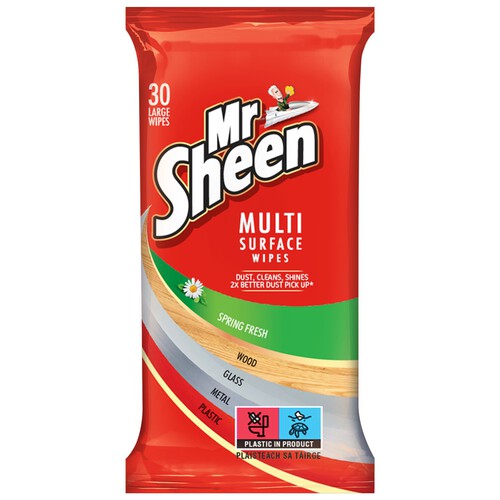 Mr Sheen Multi Surface Wipes Spring Fresh 