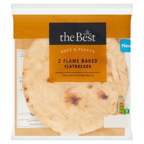 Morrisons The Best Flame Baked Flatbreads