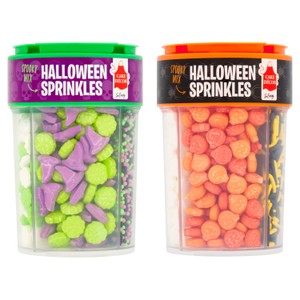 Cake Decor Halloween 4 Cell Sprinkle Jars