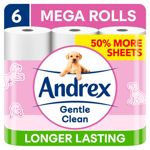 Andrex Mega Gentle Clean Toilet Tissue