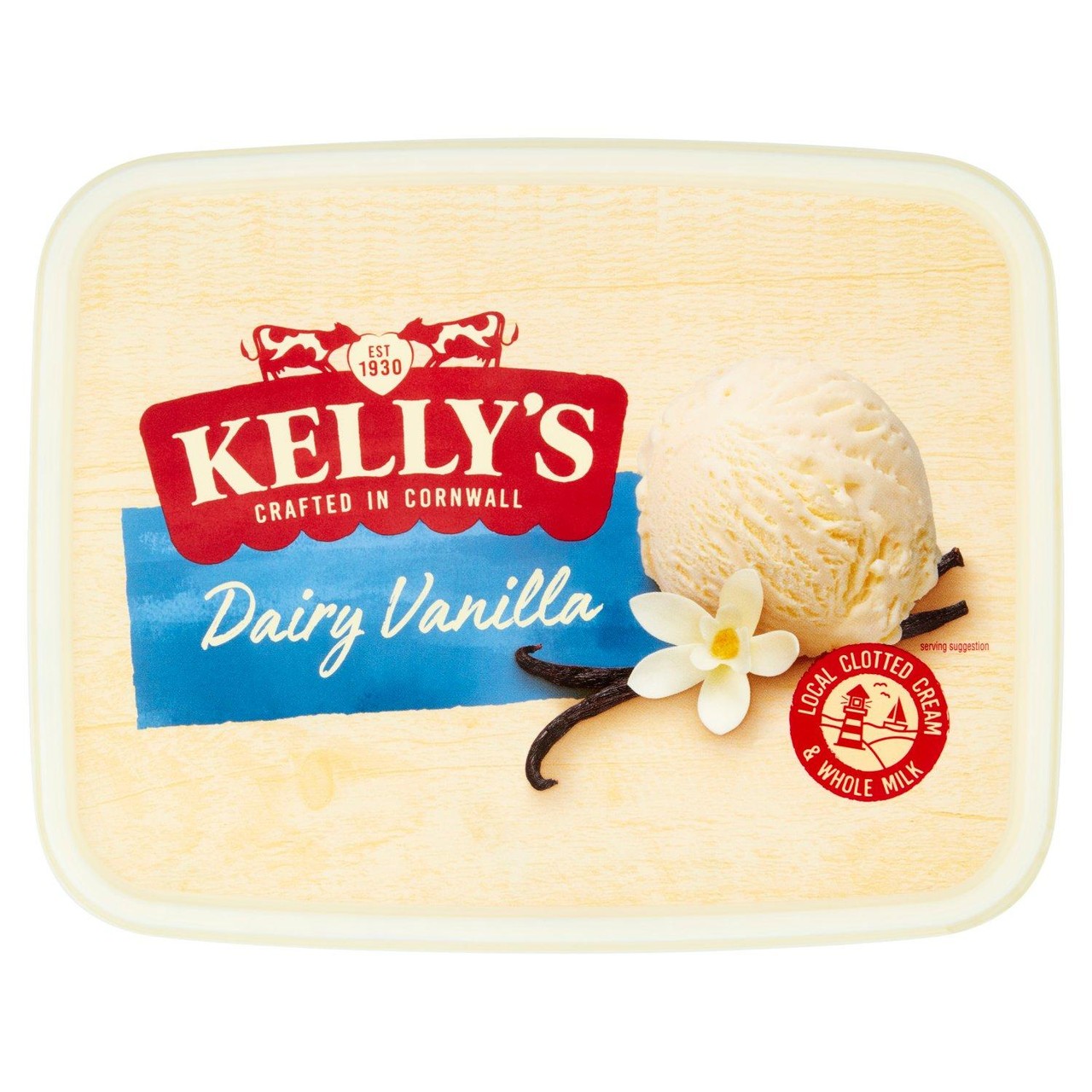 Image of Kelly's Vanilla Cornish Dairy Ice Cream