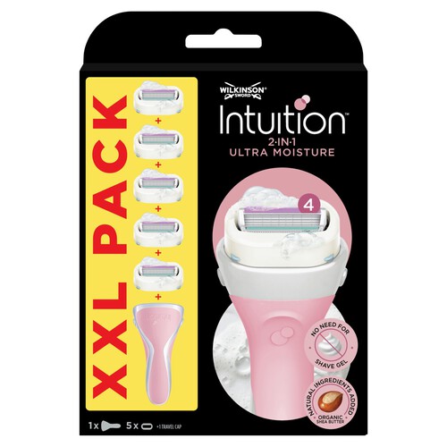 Wilkinson Sword Intuition Ultra Moisture Xxl Value Pack