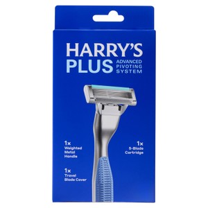 Harry's Plus Razor and 5 Blade Tide Set