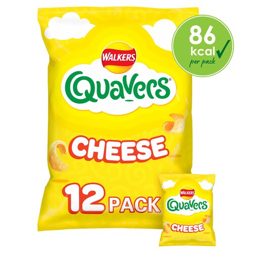 Walkers Quavers Cheese Multipack Snacks Crisps