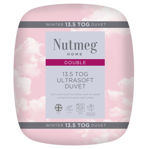 Nutmeg Home Ultrasoft 13.5 Tog Duvet Double