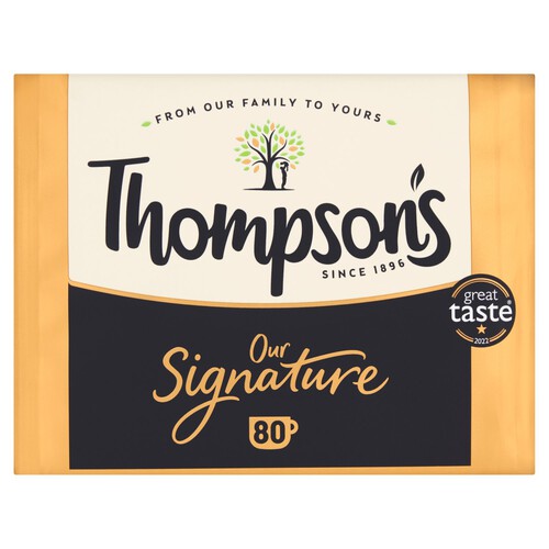 Thompsons Signature Blend 80 Tea Bags 