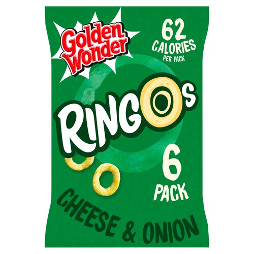 Golden Wonder Ringos Cheese & Onion 