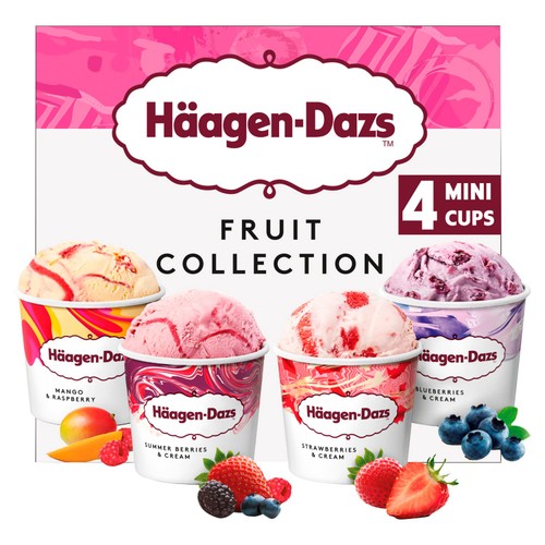 Haagen-Dazs  Fruit Collection Minicup Ice Creams