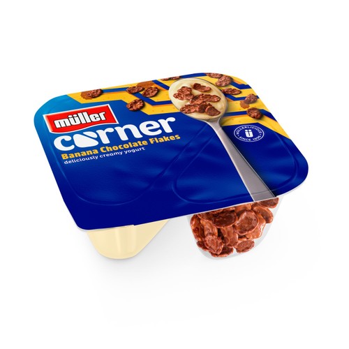 Muller Corner Banana with Chocolate Flakes Yogurt 124g