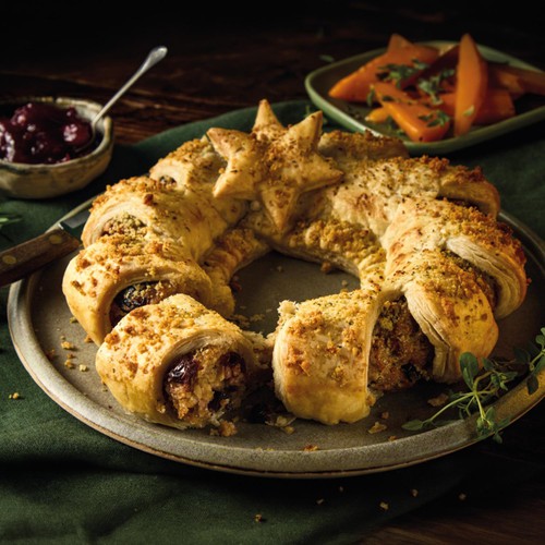 Morrisons Plant Revolution No Pork & Cranberry Wreath 550g
