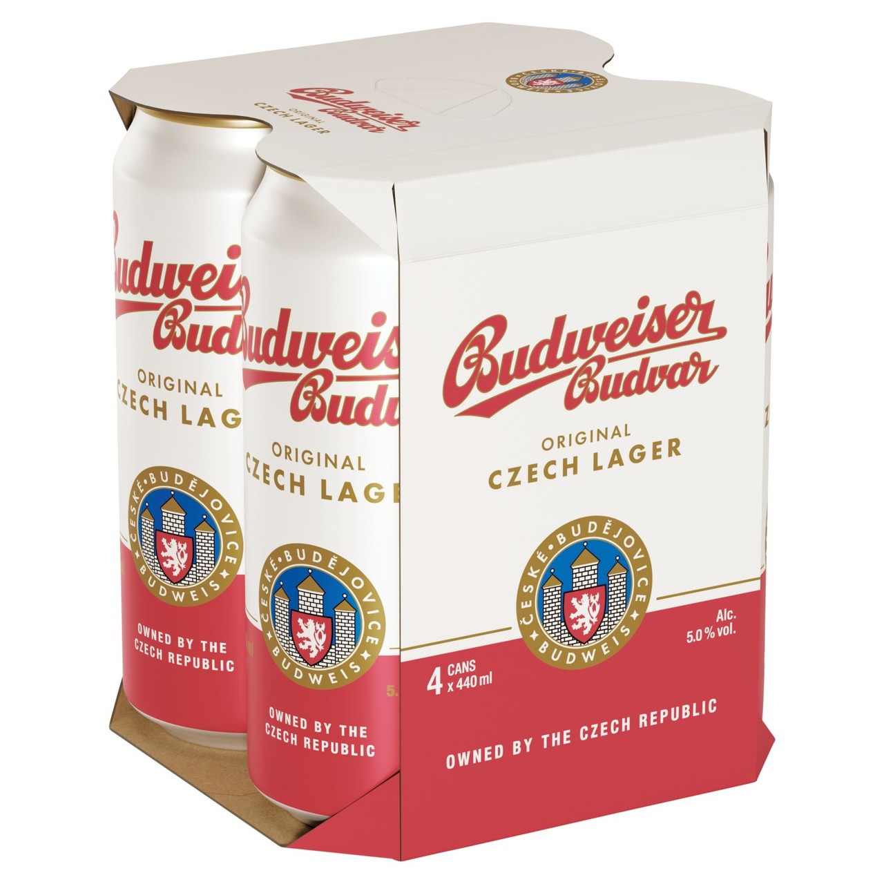 Budweiser Budvar Original Lager 4x440ml
