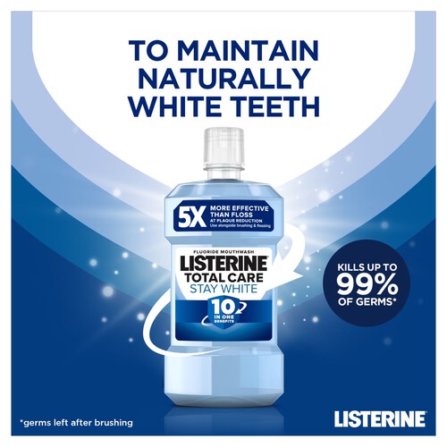 Listerine Total Care Stay White Mouthwash