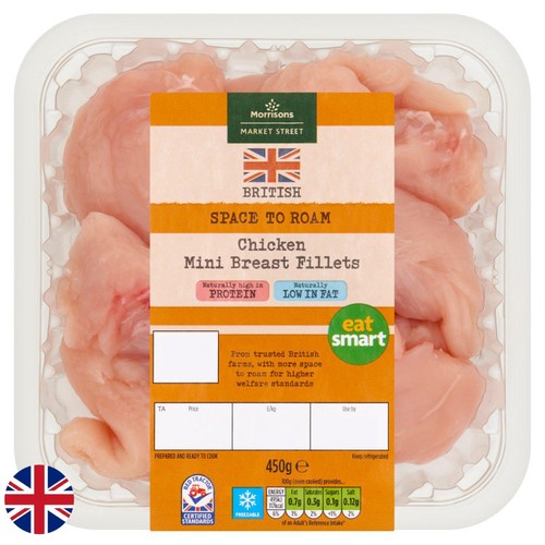 Morrisons British Chicken Mini Fillets 450g