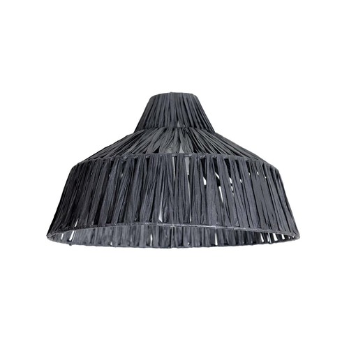 Nutmeg Home Black Paper Weave Shade