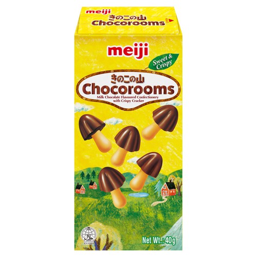 Meiji Chocorooms Chocolate Biscuits