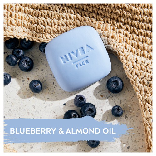 NIVEA Magic Bar Almond Oil & Blueberry Face Cleansing Bar 