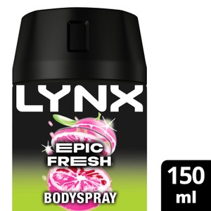 Lynx Epic Fresh Grapefruit & Pineapple Scent Body Spray For Men 150ml