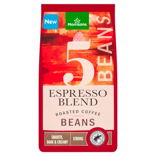 Morrisons espresso blend roasted coffee beans