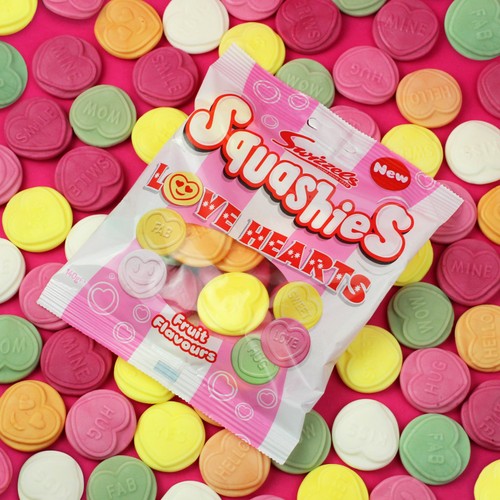 Squashies Love Hearts   120g