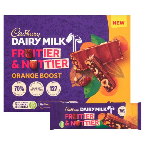 Cadbury Fruitier & Nuttier Orange Bar