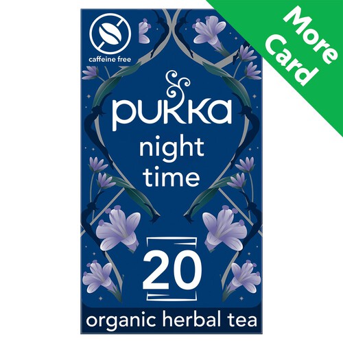 Pukka Night Time Organic Fair Herbal Tea with Valerian 20 Sachets