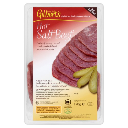Gilberts Kosher Foods Hot Salt Beef 