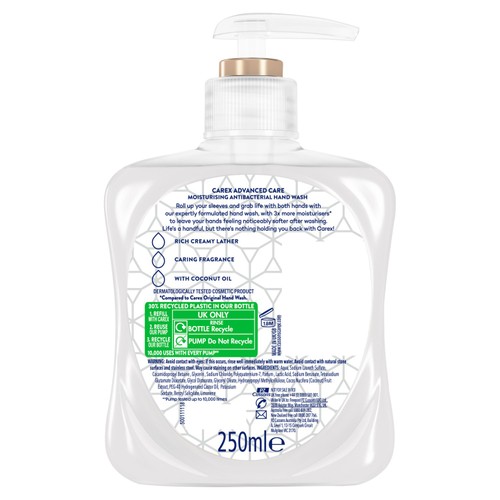 Carex Advanced Care Coconut Oil Handwash 250ml