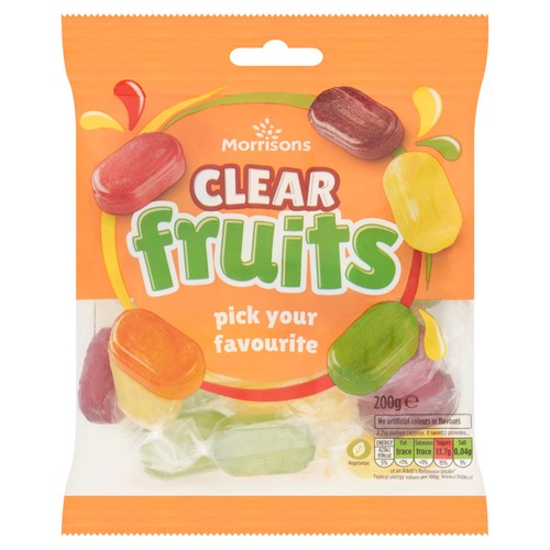 Morrisons clear fruits
