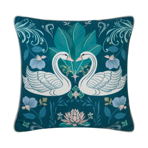 Nutmeg Home Swan Cushion
