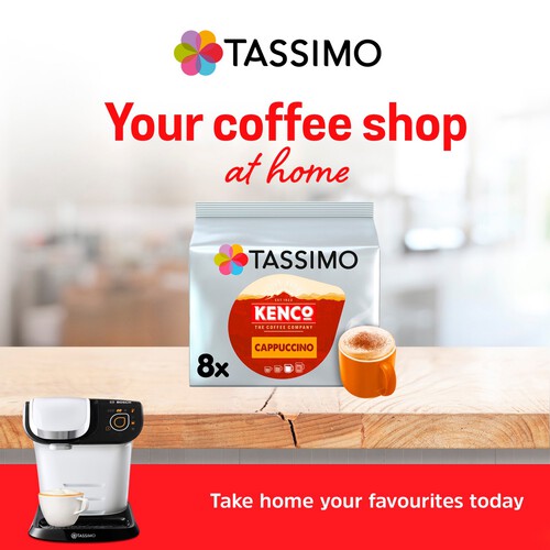 Tassimo Kenco Cappuccino Coffee Pods x8