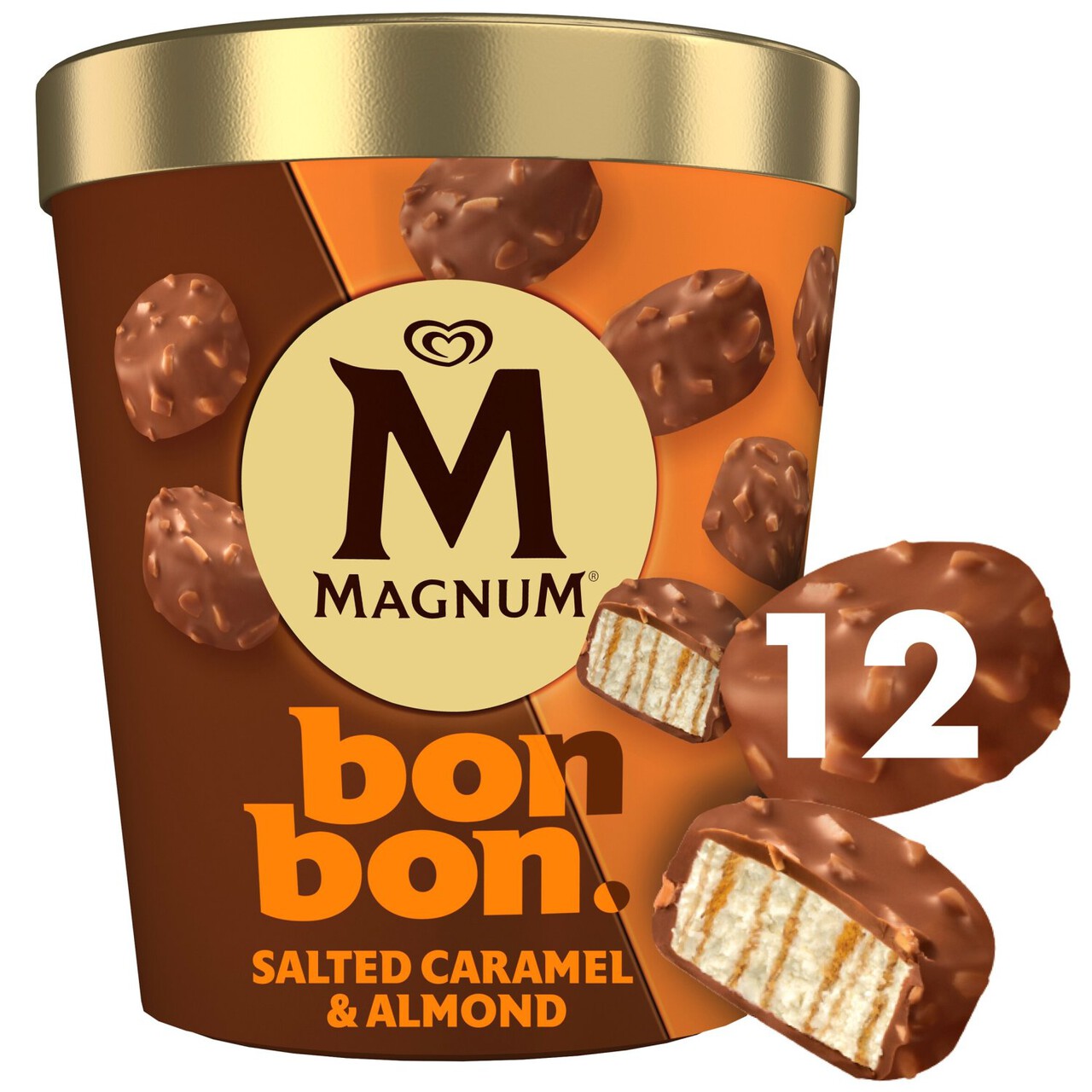 Magnum Bon Bon Salted Caramel & Almond Ice Cream Frozen Snack
