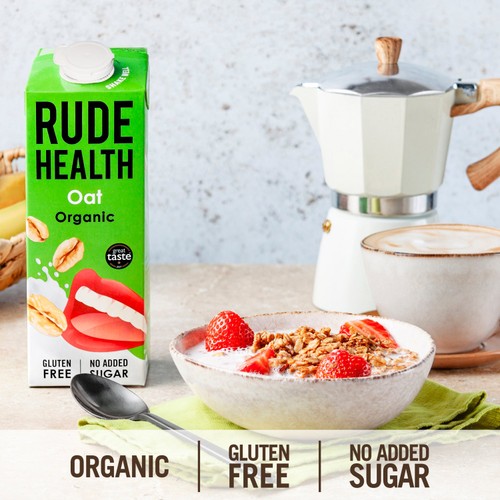 Rude Health Organic Unsweetened Oat Drink 1L