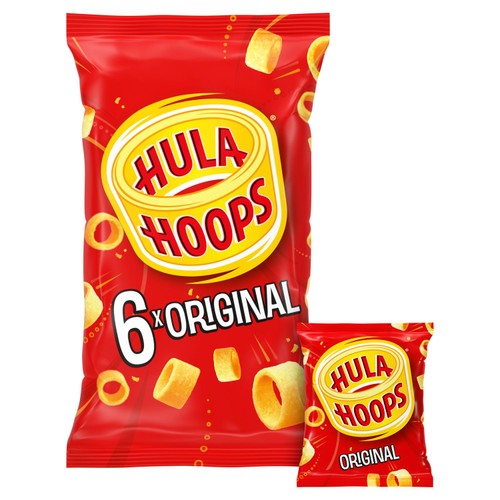 Hula Hoops Original Multipack Crisps 6 Pack