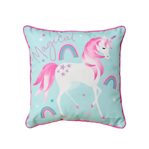 Nutmeg Home Magical Unicorn Cushion 40 x 40CM