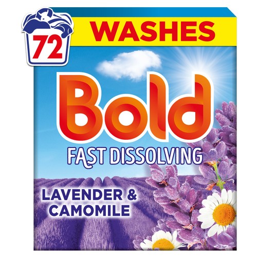 Bold All In 1 Laundry Powder Lavender & Camomile 72 Washes