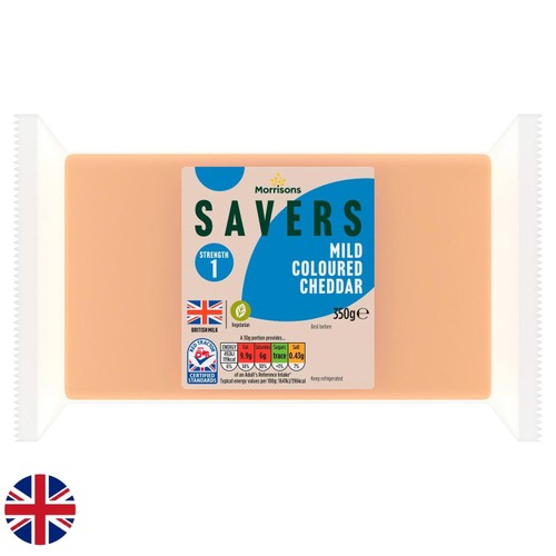 Morrisons Savers Mild Coloured Cheddar