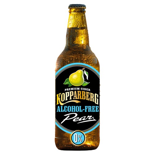 Kopparberg Pear Alcohol Free Cider Bottle