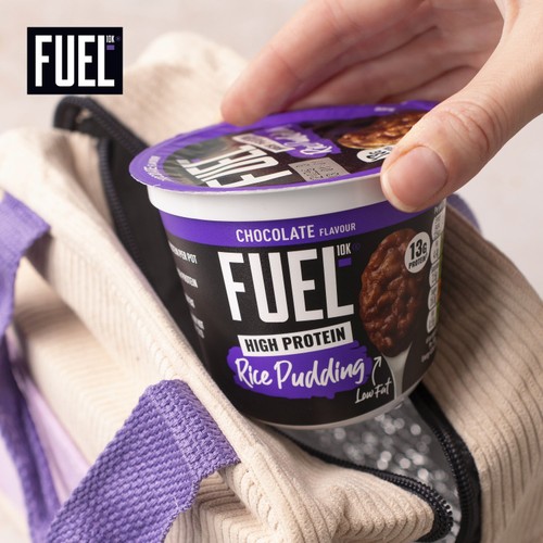 Fuel10K Chocolate Flavour High Protein Rice Pudding 210g