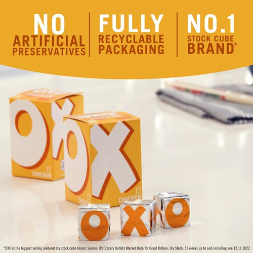 Oxo Chicken Stock Cubes 24s